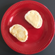 Creamed honey: top. Bear honey: bottom.